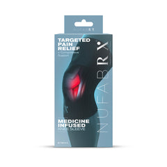Nufabrx Pain Relieving Knee Compression Sleeve for Men and Women Knee Brace for