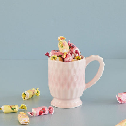 Ceramic Mug - Pink. Set of 6 mugs