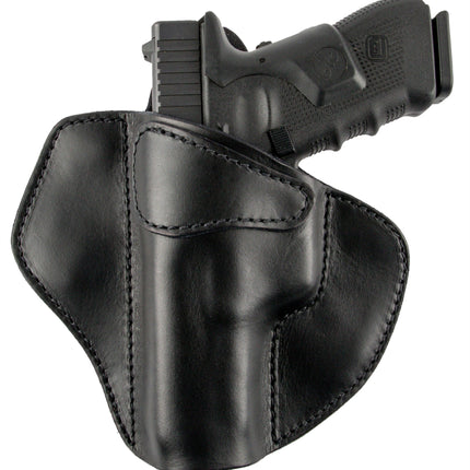 Ultimate Leather Holster 2 Slot OWB | Made in USA | Lifetime Warranty | For GLOCK 17 19 22 26 32 33 / S&W M&P Shield / Springfield XD & XDS / Plus All Similar Sized Handguns