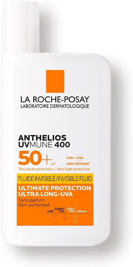 La Roche-Posay Anthelios UVmune Fluid SPF50+ Face Sunscreen Bottle – 50ml