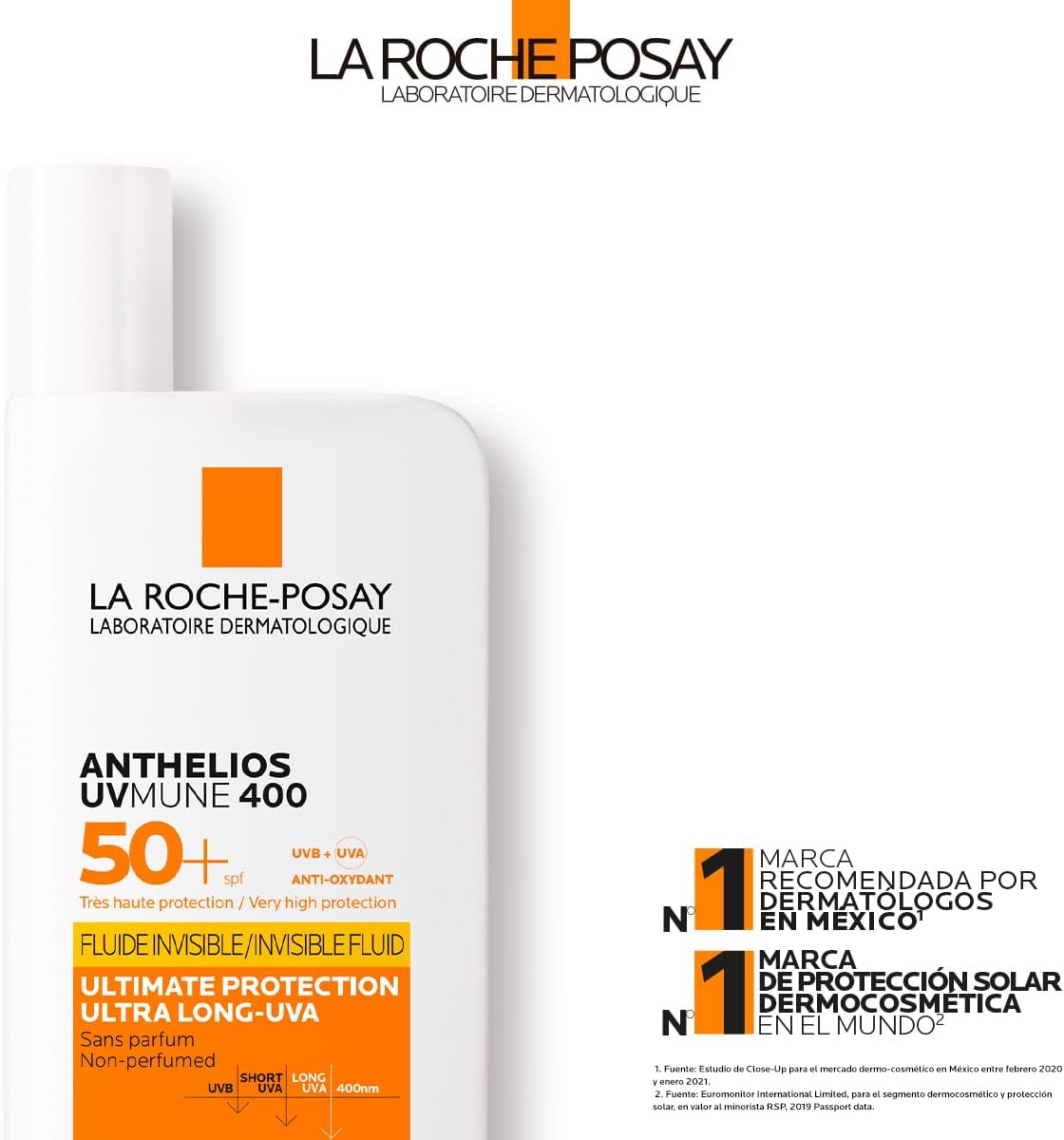 La Roche-Posay Anthelios UVmune Fluid SPF50+ Güneş Kremi 50ml - Hassas Ciltler İçin