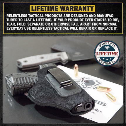 Suede Leather IWB Holster – Small Size | Made in USA