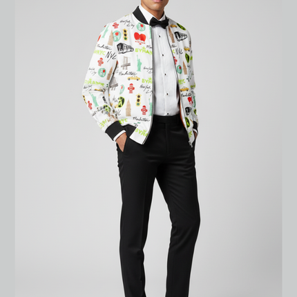 Limited Edition Jacket Manhattan Mosaic Sunset – BYMANYC ® New York