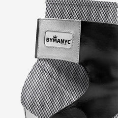 Limited Edition Vegan Stiletto Boots BYMANYC® New York Futurista Onyx