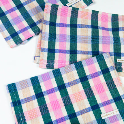 Lola Plaid Cocktail Napkin, Set of 4
