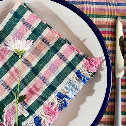 Lola Plaid Party Napkin