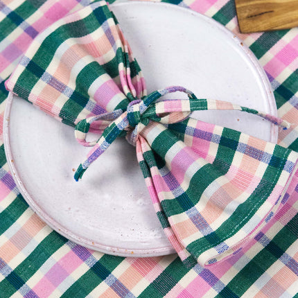 Lola Plaid Dinner Napkin