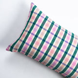 Lola Plaid Handwoven Pillow – Colorful Artisan Textile