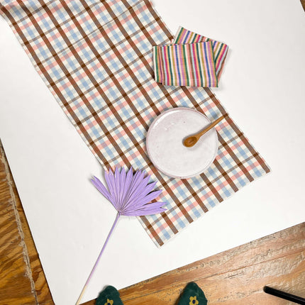 Louisa Plaid Runner