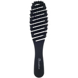 Flexvent Petite Mixed Bristle Vent Brush Boar & Nylon Pins Black