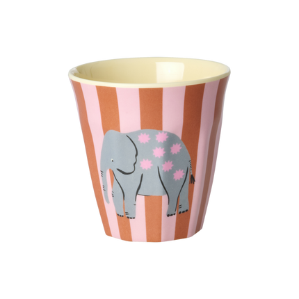 Melamine Kids Cups in Fun Fair Pink Prints - Small - 6 pcs. in Gift Box -