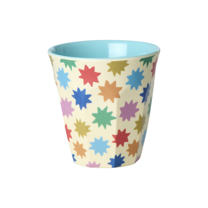 Melamine Kids Cups in Fun Fair Mint Prints - Small - 6 pcs. in Gift Box -