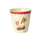 Melamine Kids Cups in Fun Fair Mint Prints - Small - 6 pcs. in Gift Box -