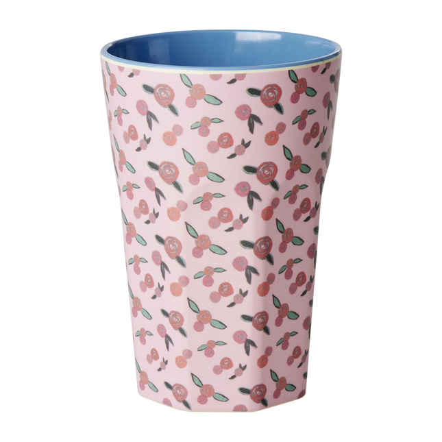 Melamine Tall Cup - Rose is a Rose Print