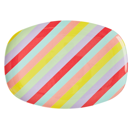 Melamine Rectangular Plate | Summer Rush Print