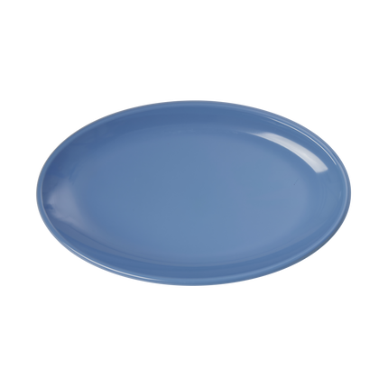 Medium Melamine Serving Dish - Dusty Blue