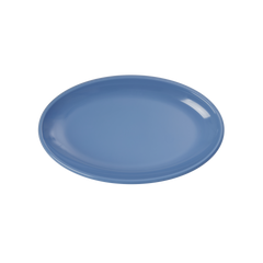 Small Melamine Serving Dish - Dusty Blue