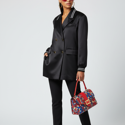 MIDTOWN Satin Tunic Blazer BYMANYC ® New York