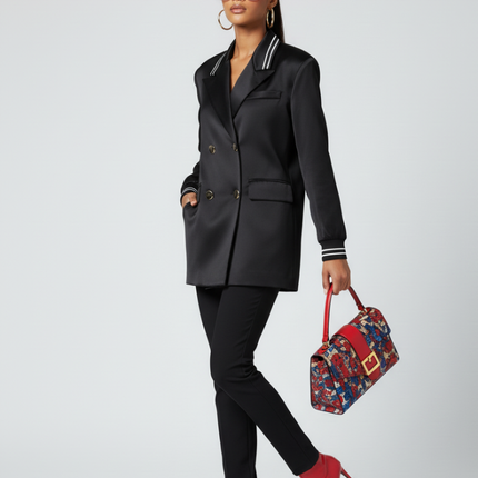 MIDTOWN Satin Tunic Blazer BYMANYC ® New York