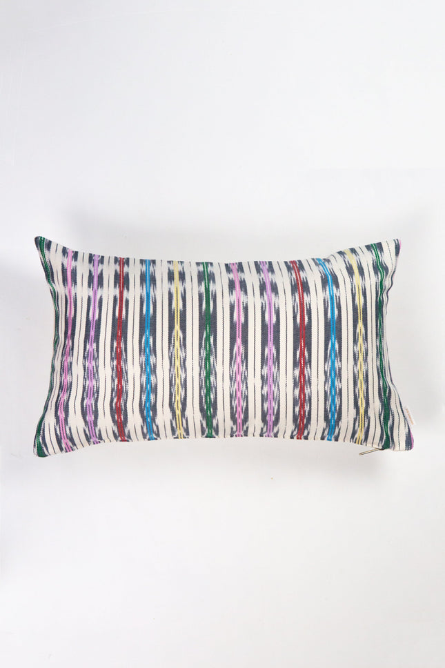 Manuela Jaspé Grey Rainbow Pillow