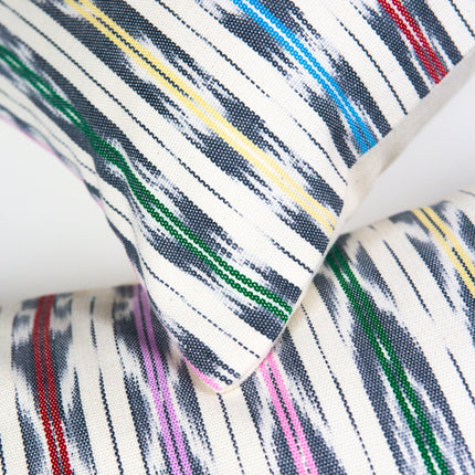 Manuela Jaspé Grey Rainbow Pillow