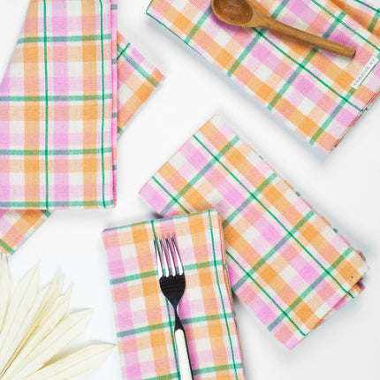 Marguerite Plaid Dinner Napkin