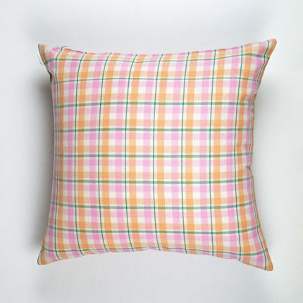 Marguerite Ruffle Plaid Pillow