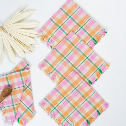 Marguerite Plaid Party Napkins