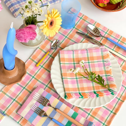Marguerite Plaid Party Napkins