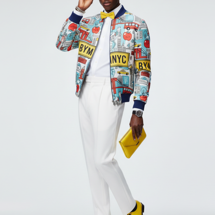 Men's GREENWICH Bomber Jacket BYMANYC ® New York