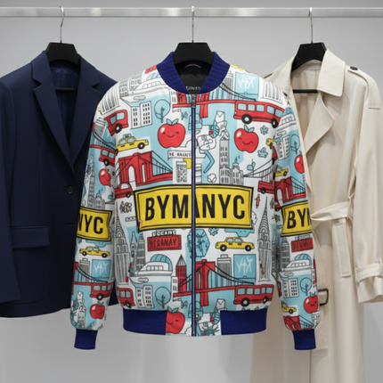 Men's GREENWICH Bomber Jacket BYMANYC ® New York