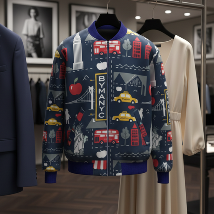 Men's HARLEM Bomber Jacket BYMANYC ® New York