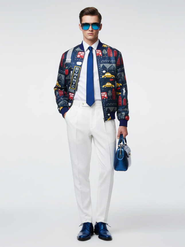 Men's HARLEM Bomber Jacket BYMANYC ® New York