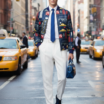 Men's HARLEM Bomber Jacket BYMANYC ® New York