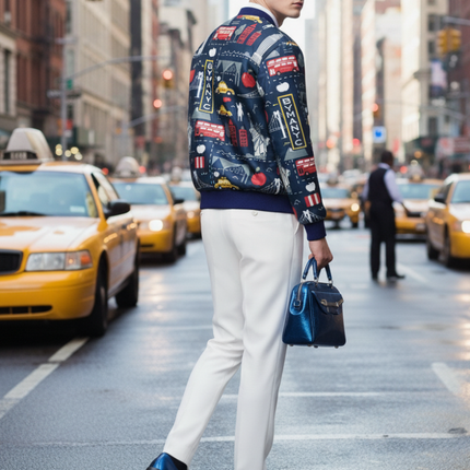 Men's HARLEM Bomber Jacket BYMANYC ® New York