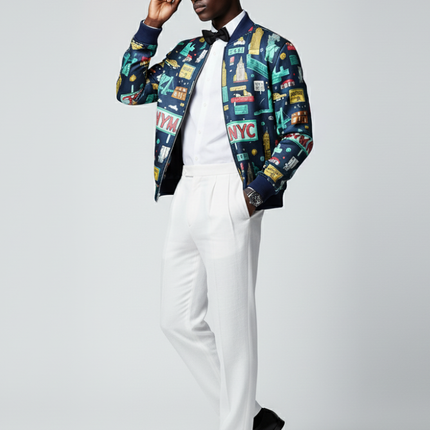 Men's WALL STREET Bomber Jacket BYMANYC ® New York