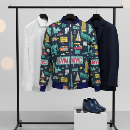 Men's WALL STREET Bomber Jacket BYMANYC ® New York