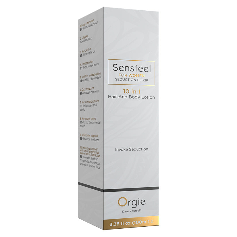 1. Orgie Sensfeel Seduction Elixir 30ml bottle – front view