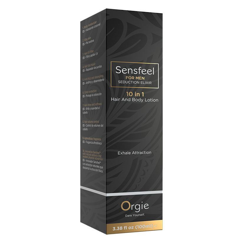 Orgie Sensfeel For Men Seduction Elixir 30ml bottle – front view