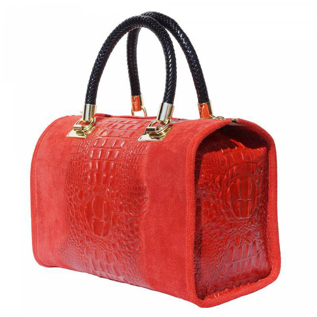 Emma Leather Boston-Bag