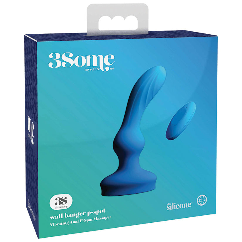 3Some Wall Banger P-Spot – Blue front view
