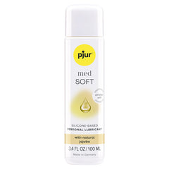 pjur med SOFT Glide Silicone Intimate Personal Lubricant 3.4oz