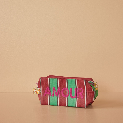 Recycled Plastic Toiletry Bag - Multicolor - Embroidery Print