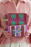 Recycled Plastic Toiletry Bag - Multicolor - Embroidery Print