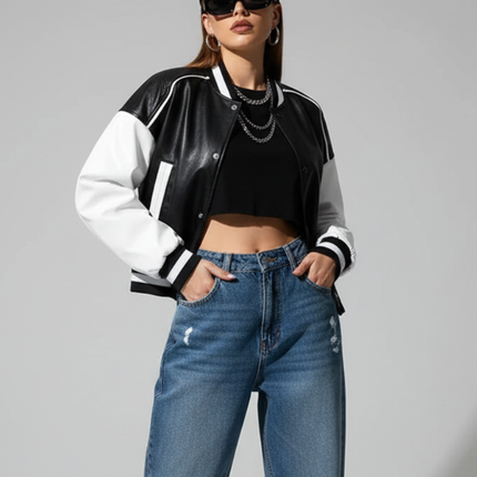 PU Leather Jacket, Lower East Side | Women - BYMANYC ® New York