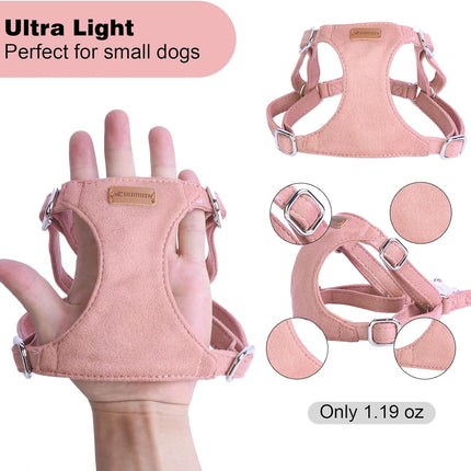 No Pull Puppy Harness, Leash & Collar Set — Soft, Escape-Proof, Adjustable