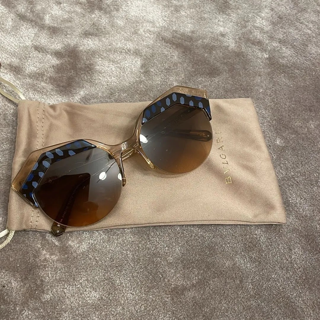 Pre-owned Bvlgari Serpenti cat-eye sunglasses vintage glasses