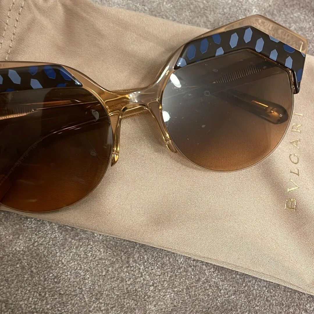 Pre-owned Bvlgari Serpenti cat-eye sunglasses vintage glasses