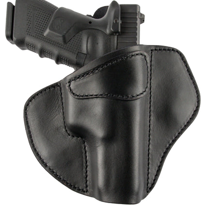 Ultimate Leather Holster 2 Slot OWB | Made in USA | Lifetime Warranty | For GLOCK 17 19 22 26 32 33 / S&W M&P Shield / Springfield XD & XDS / Plus All Similar Sized Handguns