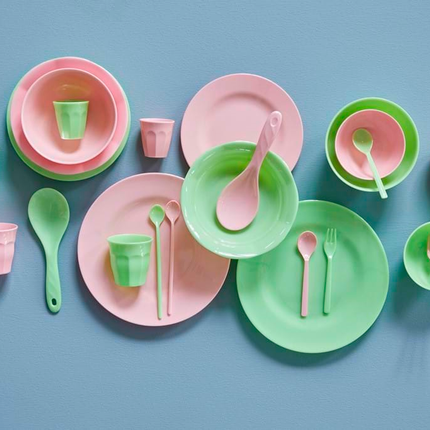 Melamine Lunch Plate | Neon Green